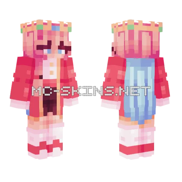 Andzia Minecraft skin, front and back