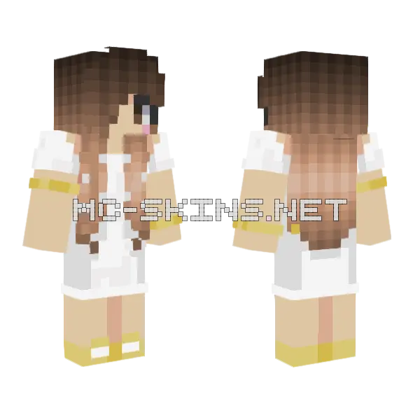 Angel Girl Minecraft skin, front and back