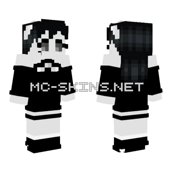 Angel Of The Stage Minecraft skin, front and back