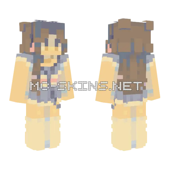 Angel On Versailles Walls Minecraft skin, front and back