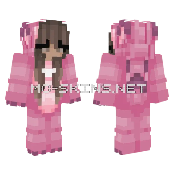 Angel Onesie Girl Minecraft skin, front and back