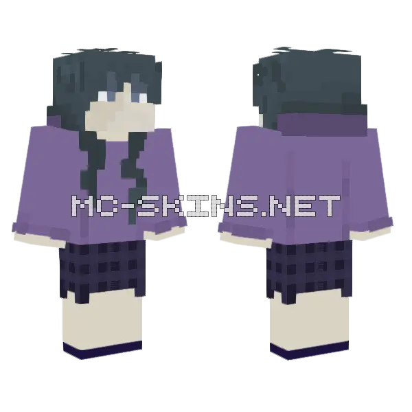 Angel Shot Please Minecraft skin, front and back