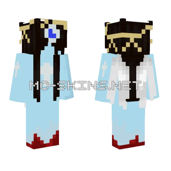 Angel Skin Minecraft skin, front and back