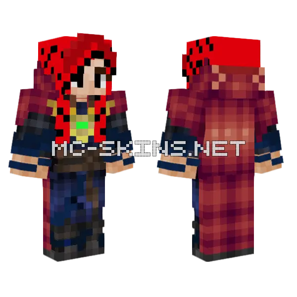 Angeles Doctor Strange Minecraft skin, front and back