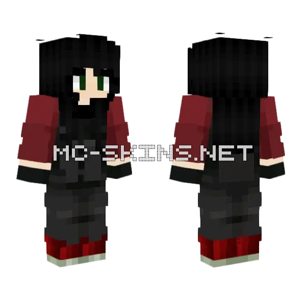 Angelica Minecraft skin, front and back