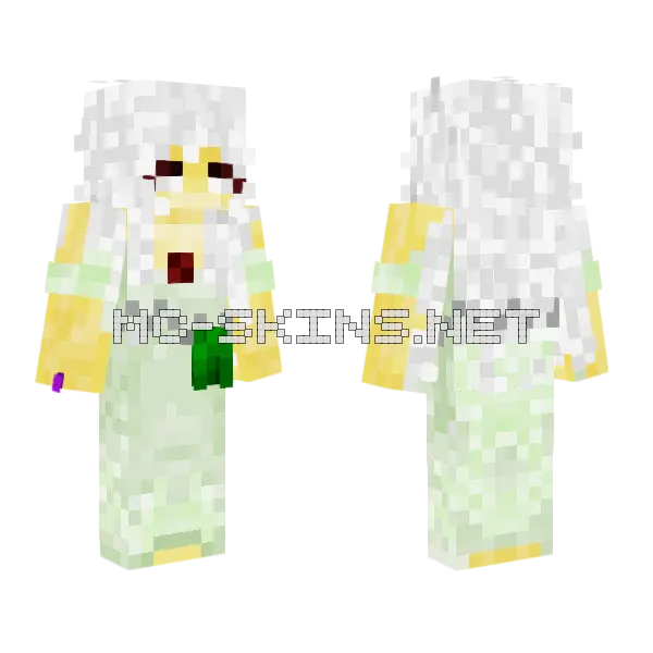 Angora Emerald Enclave, front and back