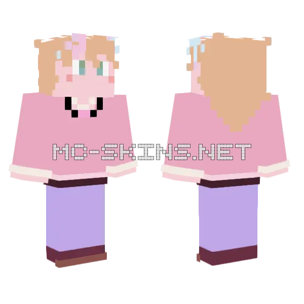 Ani Minecraft Skin Minecraft skin, front and back