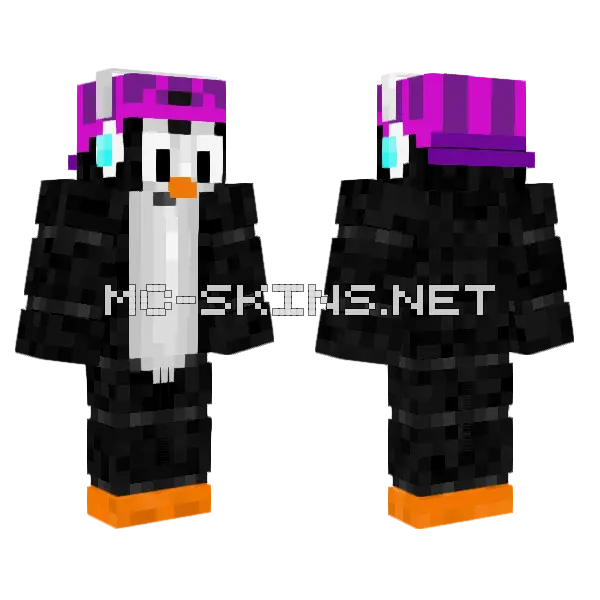 Animatronic Penguin, front and back