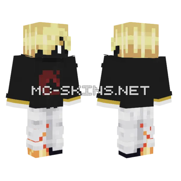 Anji Guess Who Is It Minecraft skin, front and back