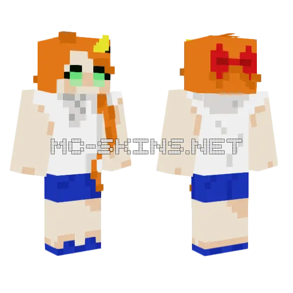 Annabelle Conar Minecraft skin, front and back