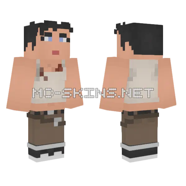 Anne Minecraft skin, front and back
