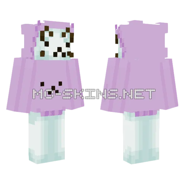 Annoying Dog Skin Minecraft skin, front and back
