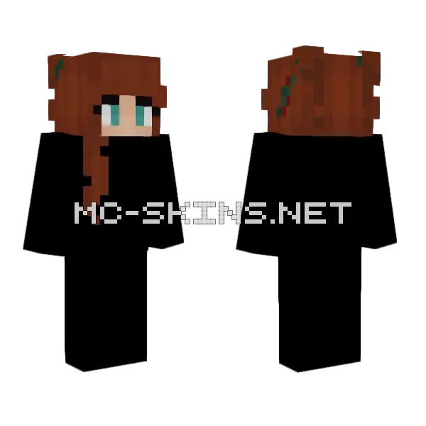 Another Hair Base Minecraft skin, front and back