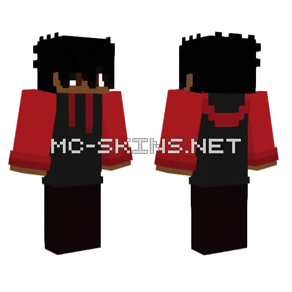 Another Hood Recolor 3 Minecraft skin, front and back