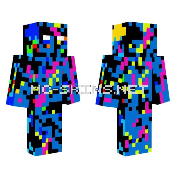 Anti Asbof Exe Minecraft skin, front and back