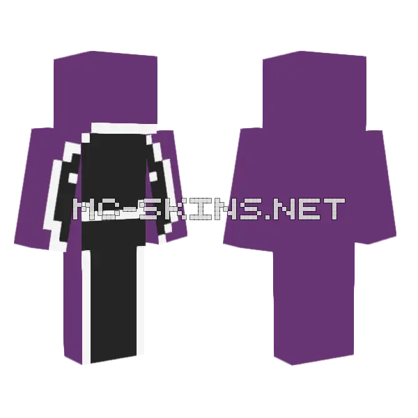 Anti Dream Minecraft skin, front and back