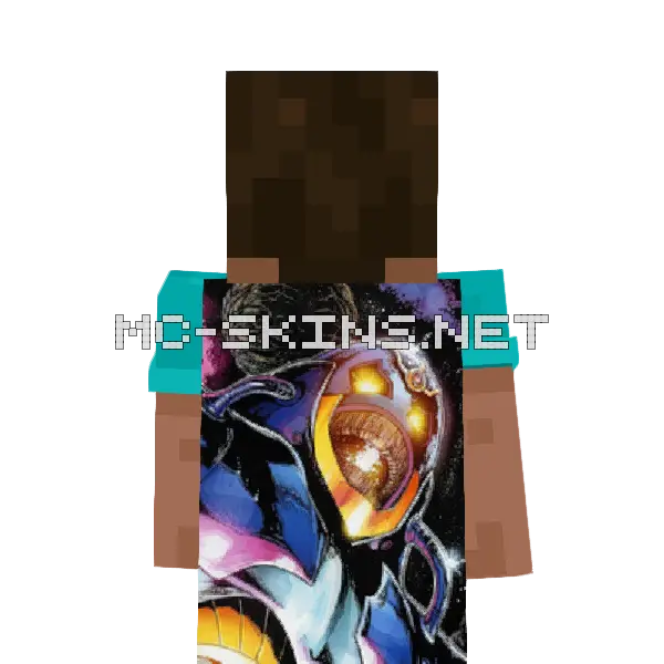Anti-Monitor cape, outside and lining