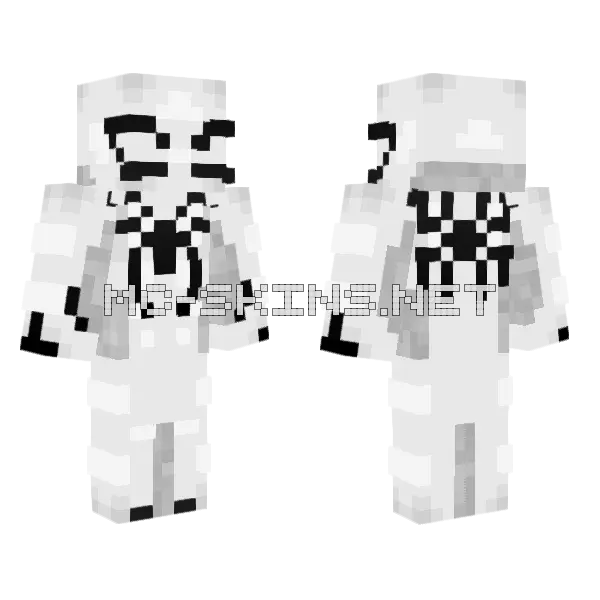 Anti Venom Peter Parker Minecraft skin, front and back