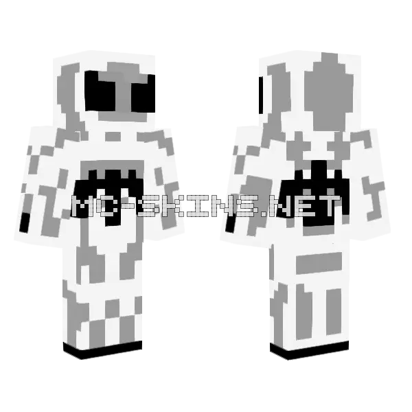 Anti Venom Skin Minecraft skin, front and back