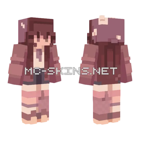 Antisocial Persona Minecraft skin, front and back