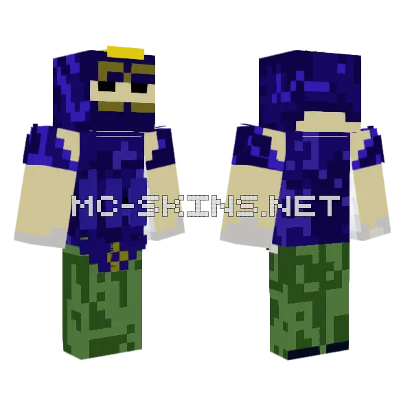 Anton Project Delta Minecraft skin, front and back