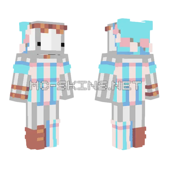 Anya Junior Minecraft skin, front and back