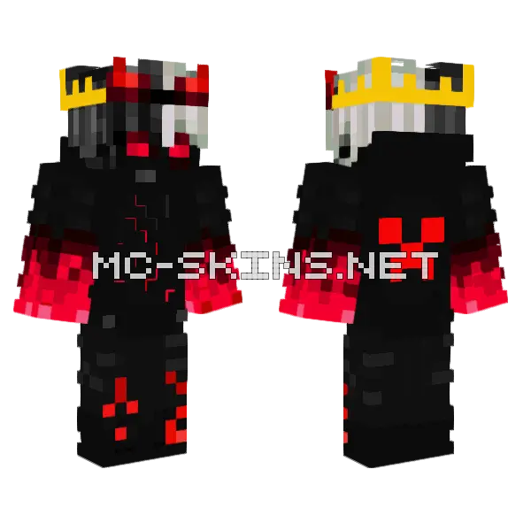 Aotsiam Monster Skin Minecraft skin, front and back