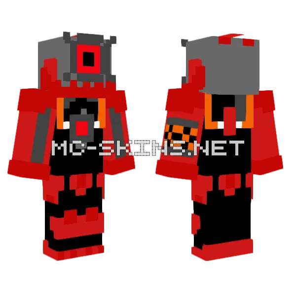 Apex Predator Minecraft skin, front and back