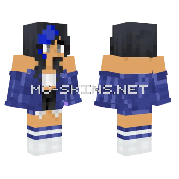 Aphmau Ein Style Minecraft skin, front and back