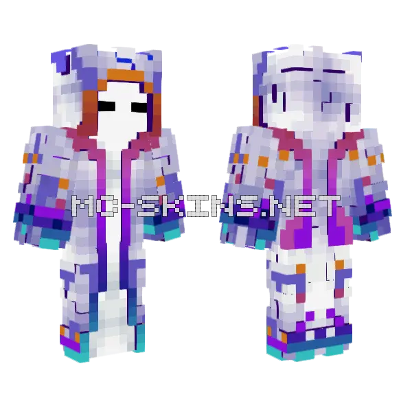 Apo55 Minecraft skin, front and back