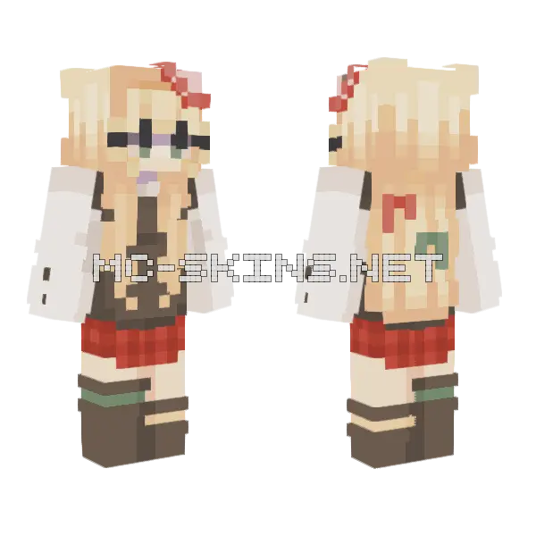Apple Juice Skin Minecraft skin, front and back