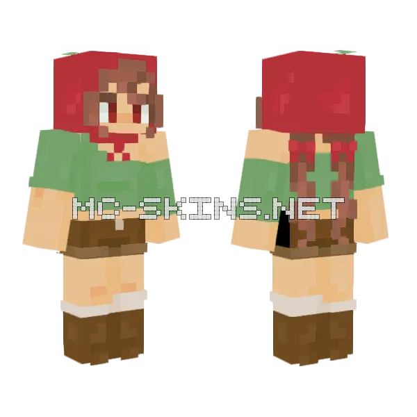 Apple Orchard Girl, front and back