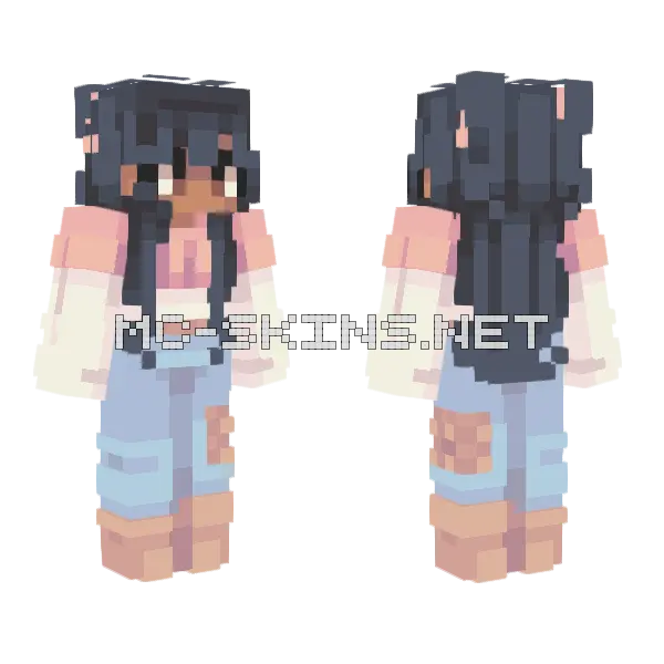 Apple Picking Ce Minecraft skin, front and back
