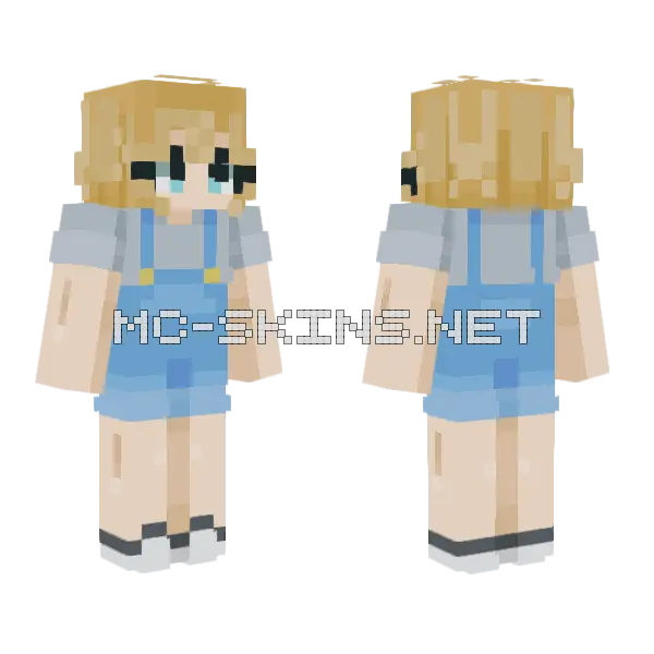 Apple Picking Outfit Minecraft skin, front and back