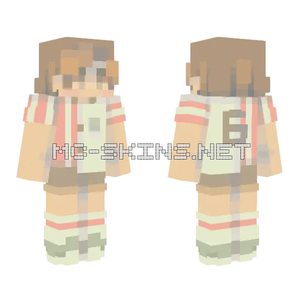 Applesauce Oc Minecraft skin, front and back