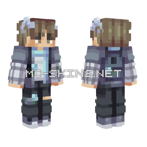 Apricity FS Gift Minecraft skin, front and back