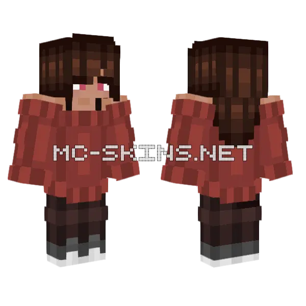 April Skin Minecraft skin, front and back