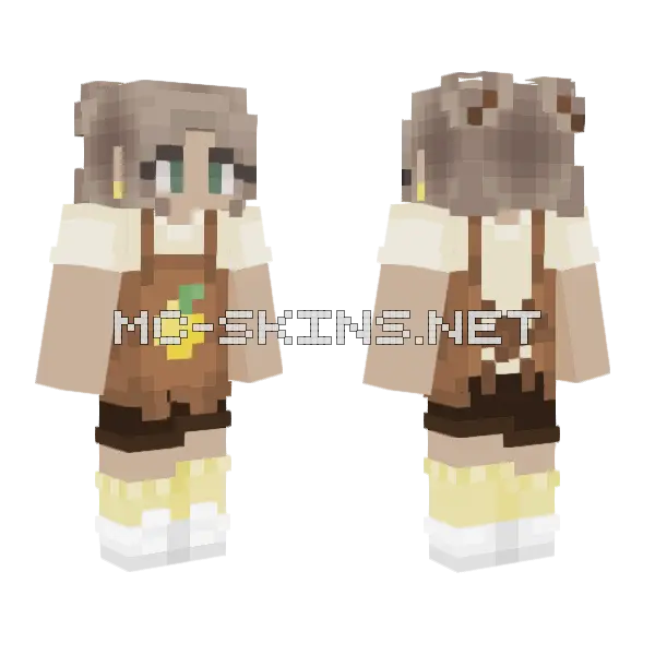 Aquel Limonada Minecraft skin, front and back