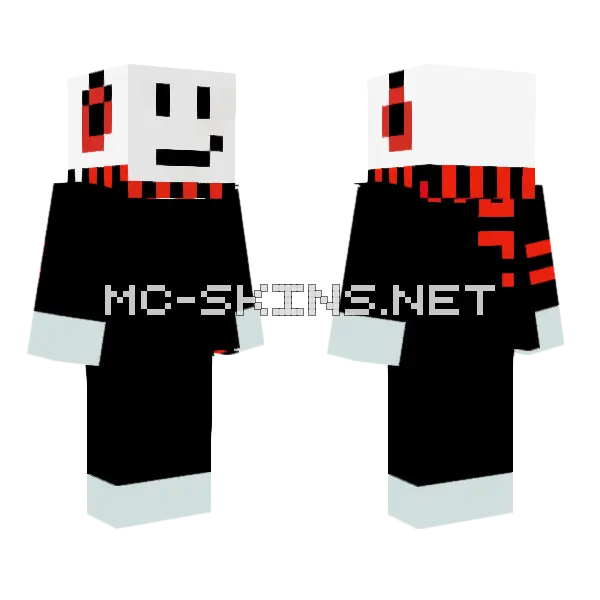 Arca Skyes Minecraft skin, front and back