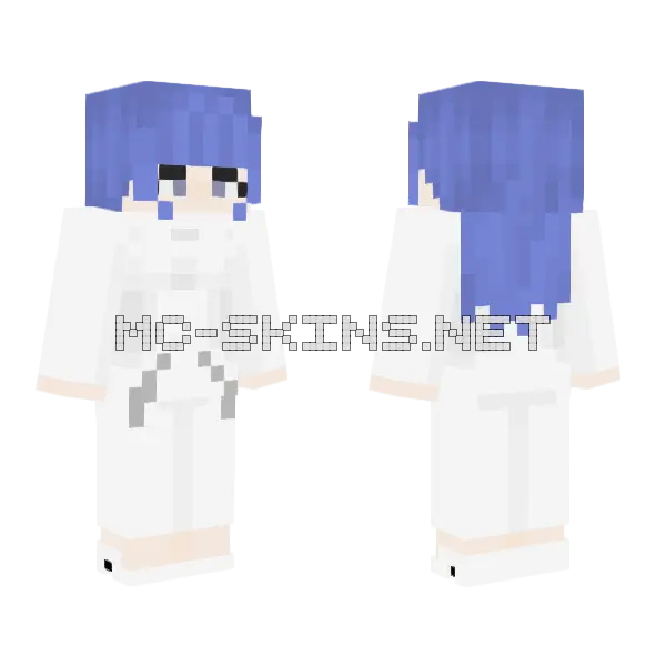 Arcana Girl Minecraft skin, front and back