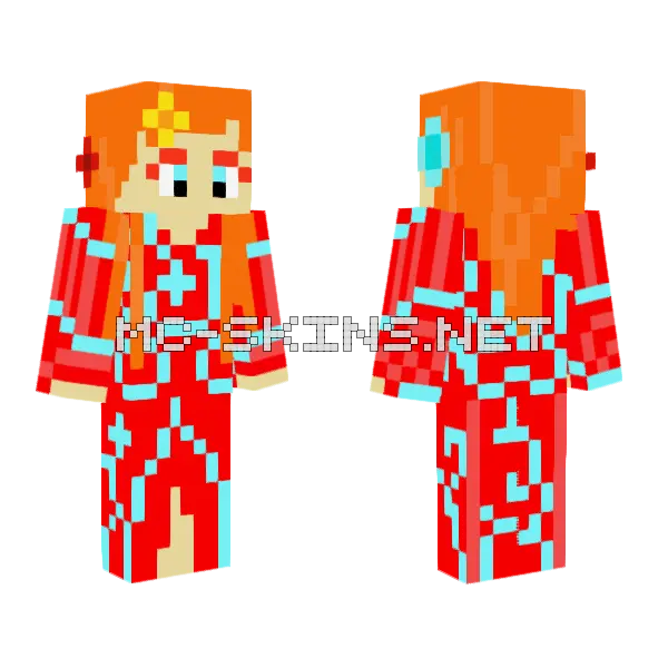 Arche MC Version Minecraft skin, front and back