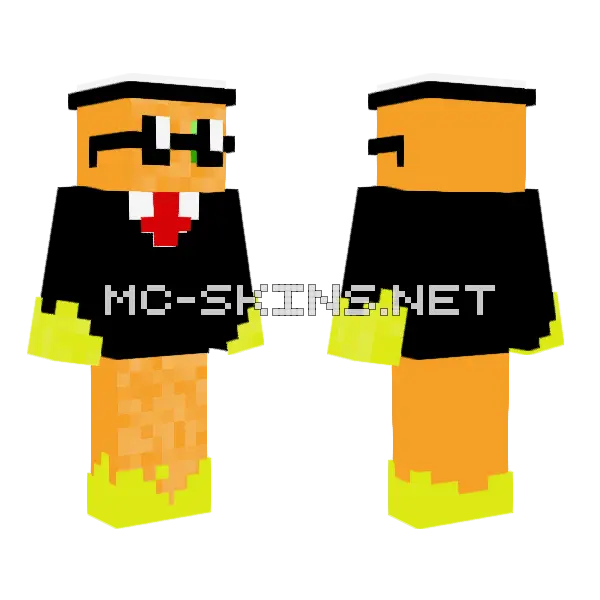 Archi Elegante Minecraft skin, front and back