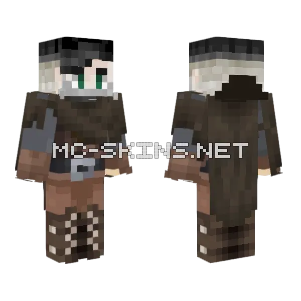 Archie Zarost Minecraft skin, front and back
