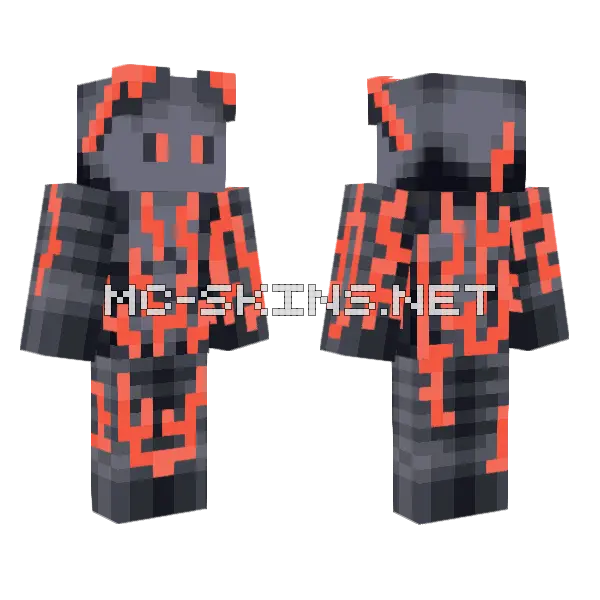 Ardoni Voltaris Old Age Minecraft skin, front and back