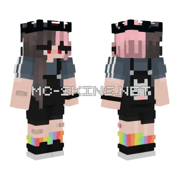 Are Minecraft skin, front and back