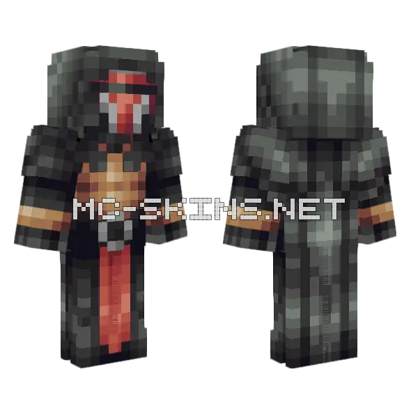 Arembeigh Relics SMP Minecraft skin, front and back