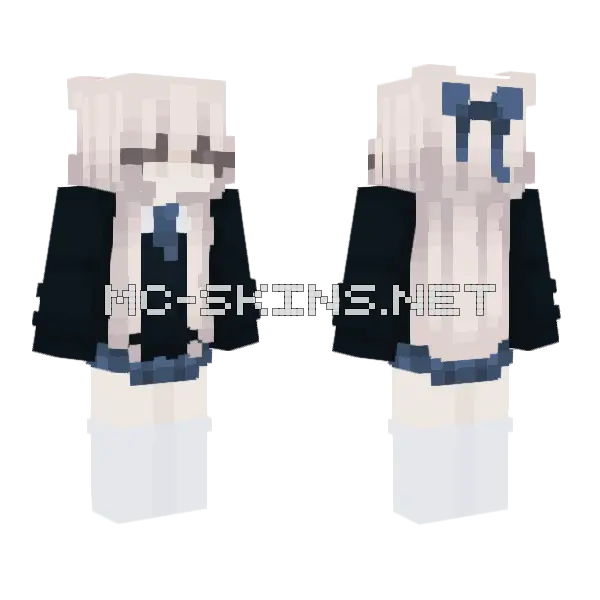 Argenta Minecraft skin, front and back