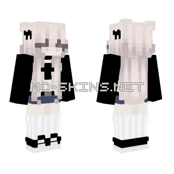 Argenta Minecraft skin, front and back