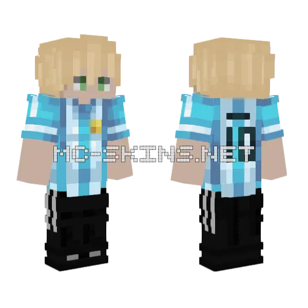 Argentina Football Jersey, front and back