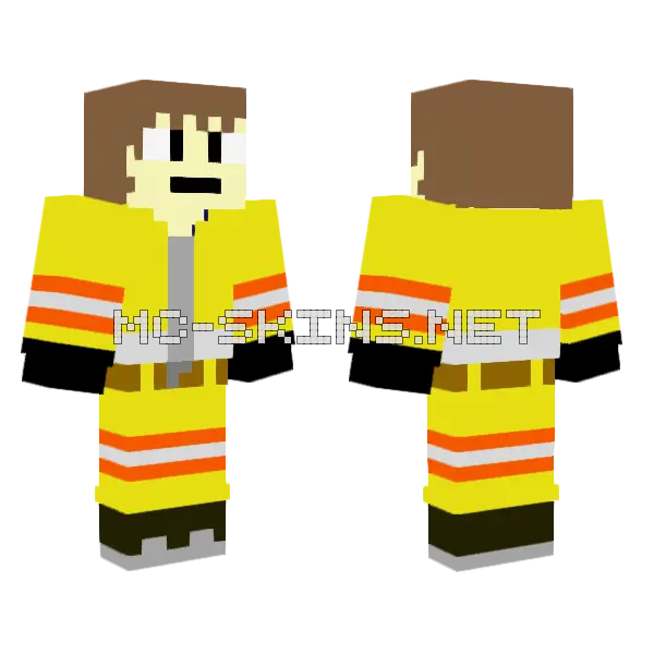 Argentine Volunteer Firefighter, front and back